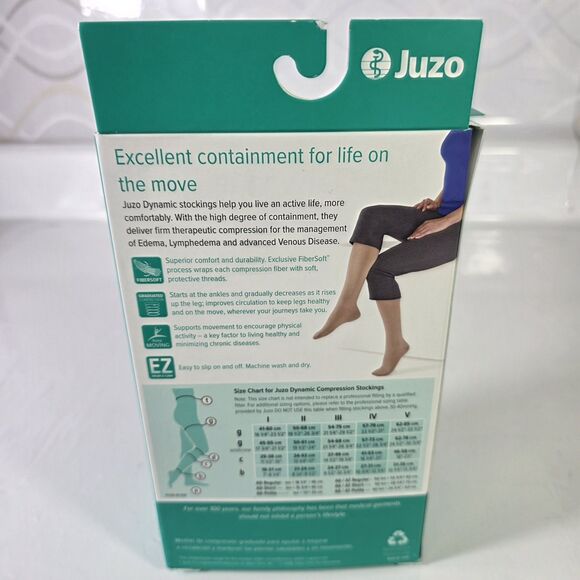 Juzo Dynamic  Thigh High FF, Dot Band, Closed Toe Size:I (Beige) 30-40mm… - Picture 4 of 5